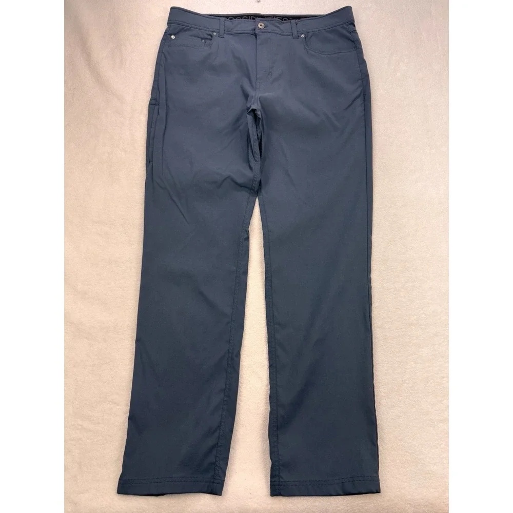 Gerry Venture Pants Men‎ 38x34 Blue Performance Commuter Utility Nylon Hiking
